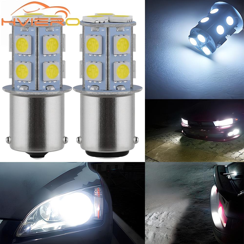 10pcs 1156 1157 Reverse Brake Car Lamps 5050 13SMD Leds Turn Signal Lights Tail Strobe Auto Day Parking Rear Trunk Bulbs DC 12V