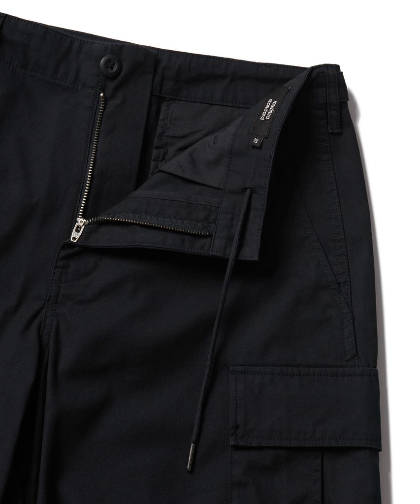 MUSINSA STANDARD Cotton Parachute Cargo Pants [Black]