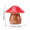 Eye-Friendly Ceramic Mushroom Night Light Energy Efficient Soft Glow Cute Mushroom Lamp Ornament Flat Bottom