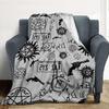 Supernatural Flannel Blanket Throw Blanket Soft Warm Sofa Bed Camping Car Home Decor Unique Christmas Gift C9301383