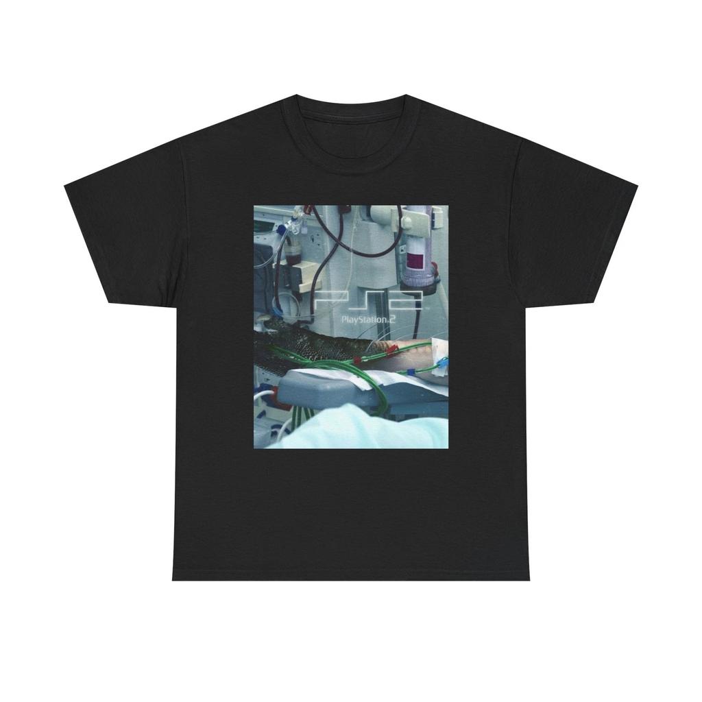T-shirt Campagna Pubblicitaria Playstation 2 Retro Gaming Y2k Tee