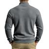 Men Fleece Casual Sweatshirt Half High Collar Long Sleeve Pullover Tops Arm Zipper Pocket Trend Loose Warm Outdoor Sport Men's Hoodie