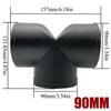 42/60/75/90mm Air Vent Y T Flat Piece Ducting Pipe Outlet Exhaust Joiner Splitter For Webasto Eberspaecher Diesel Parking Heater
