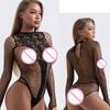 New Sexy Bodycon Lingerie Outfits Women Mesh Transparent Temptation Bodysuit Erotic Fishnet Slim Jumpsuit Costume Nightgown