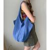 Vintage Red Polyester Knit Tote Bag for Women Hollow Out Shoulder Crossbody Purse