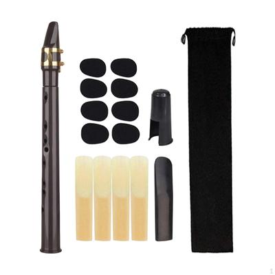 Mini saxofon de buzunar cu muștiuc Instrument perfect de practică Saxofon Instrument de suflat din lemn pentru copii