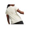 Puma Casual Versatile Skin-Friendly Round Neck Short Sleeve Regular T-Shirt Women Tops Snow-White 680270-87