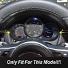 Carbon Fiber Color Dashboard Oil Meter Circles Frame Decoration Sticker Trim For Porsche Macan 2014-21 Interior Car Accessories