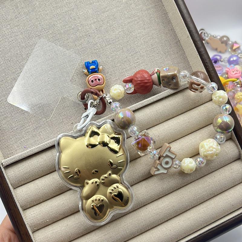 20mg Pure Gold Wealth-Attracting Cat Pendant Keychain - Gold Gift for Girlfriend