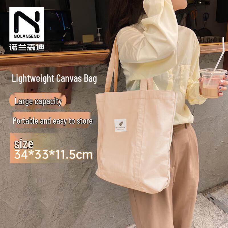 

Холщовая сумка-тоут через плечо Nuolansendi