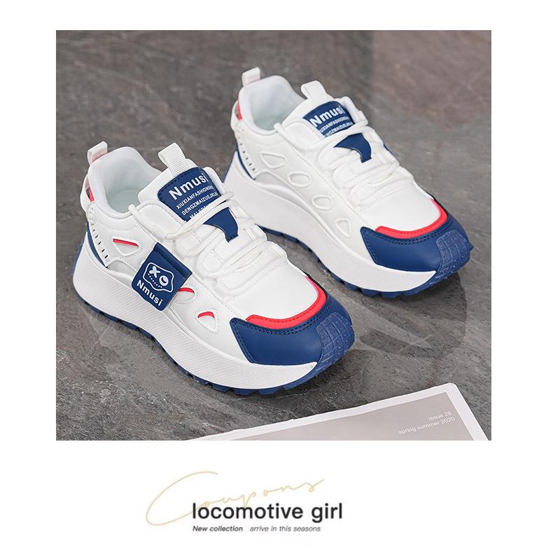 2025 Autumn Women's Casual Hidden Heel Chunky Sole Korean Style Dad Sneakers