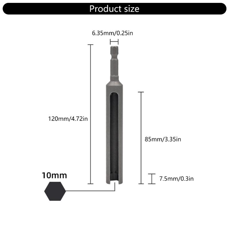 Bicycles Hydraulic Disc Brake Oil Tube Wrench Adapter Bike Valves Repair Tool Quick Change Hex Shank Socket Wrench