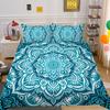 3D Beautiful Mandala Printing Woman Bed Set Cover Double Size Duvet Cover Polyester Comforter Cover Suit