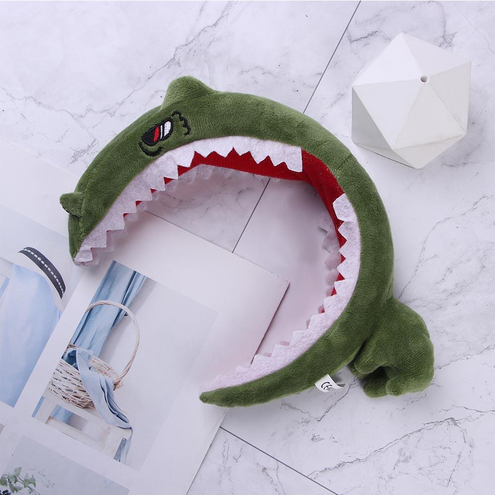 Cute Cartoon Dinosaur Animals Headbands Korean Shark Fish Hair Hoop Washing Face Sweet Simple Hairband Head Hoop