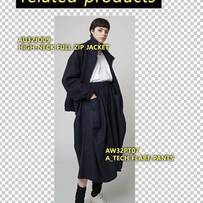 ATHPLATFORM AW32AS07 Double Rib Knee Socks_Black