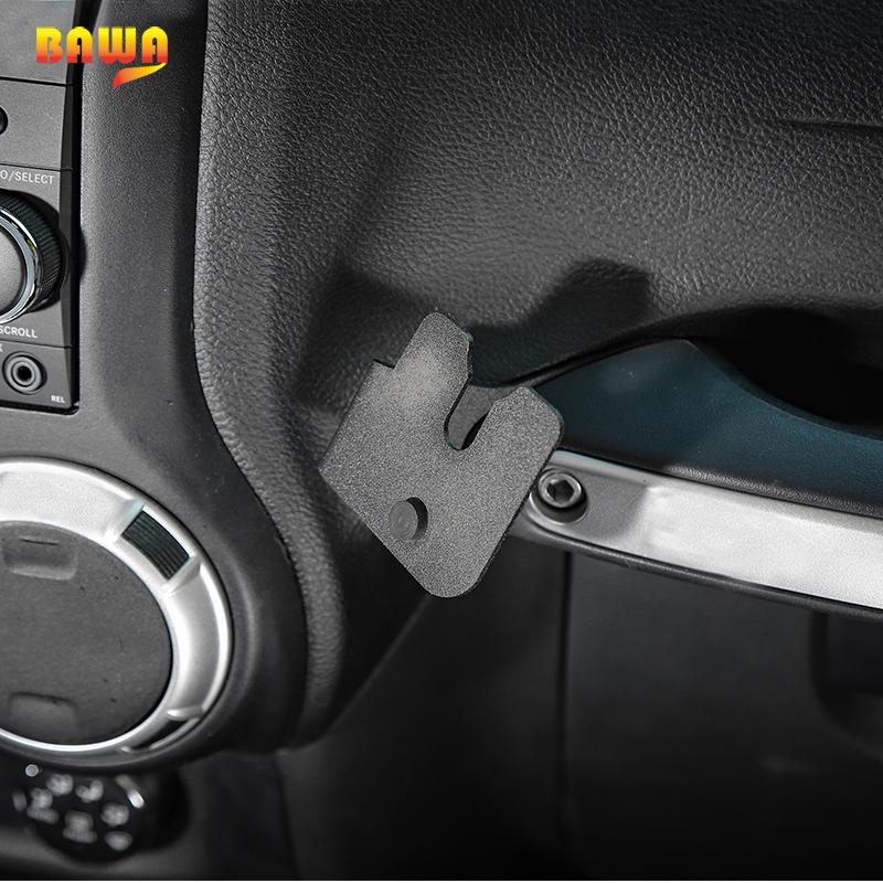BAWA Car GPS Bracket 2011-2017 for Jeep Wrangler JK Interphone Support Holder Phone Ipad Holder for Jeep Wrangler