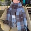 New Christmas Festive Atmosphere New Year's Women's Korean Version Versatile British Warm Couple Scarf Shawl Student Scarf