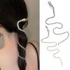Snake Hairpins Cool Hair Accessories Headwear Elegant Snake Hair Clip Alloy Material Gift for Girls and Women