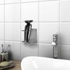 Linkidea Electric Razor Adhesive Razor Stainless Steel Utility Electric Bathroom Shower Storage Compatible with Philips Shaver 2400 Holder,