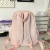 Simple schoolbag treasure girl casual bow backpack versatile primary and secondary school students high value backpack