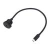 5Gbps Data Transfer Panel Mount Extension Cable Threaded Fixed Mount Cable  For RV