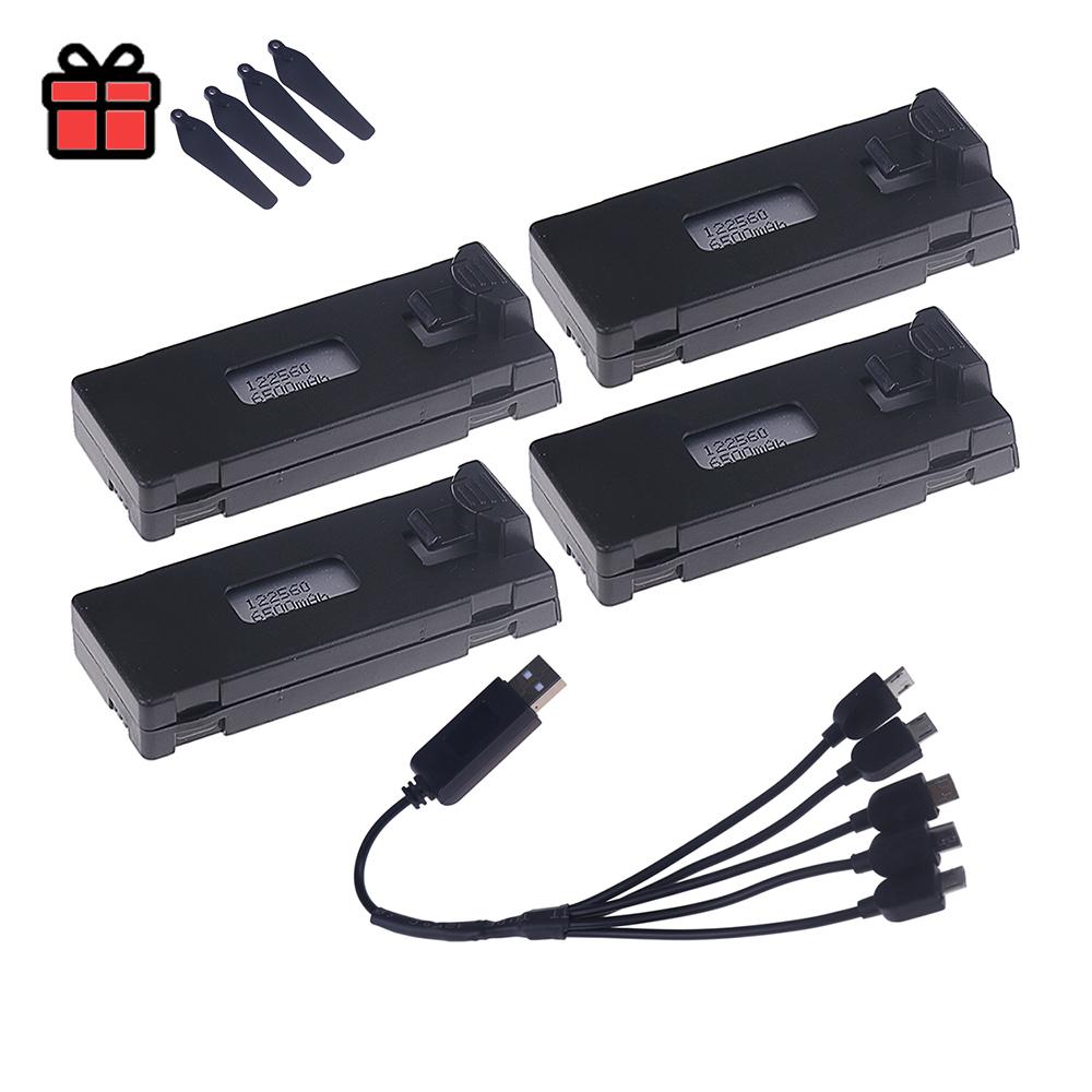 Upgrade 1800mah 6500mAh 3.7v SIS Drones Battery For LS-S1S E88 E88PRO E99 E99PRO K3 P10 A13 E525 RC Drone Backup Battery Charger