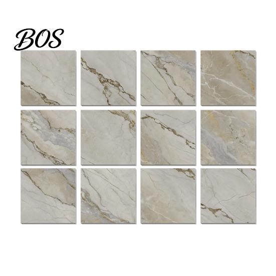 Realistic Stone Texture Wall Stickers 12PCS Imitation Marble Pattern Stickers, Self-Adhesive Waterproof EVA Self Adhesive Tiles for Interior
