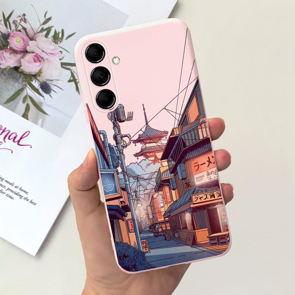 For Samsung Galaxy A25 5G Phone Case Samsung A25 2023 SM-A25B Fashion Moon Design Soft Silicon Back Cover