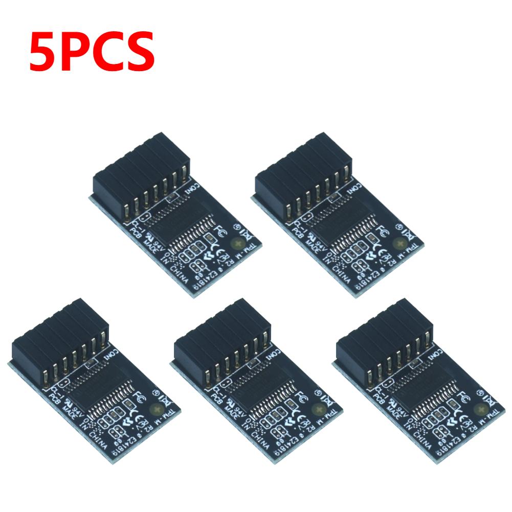 1-10X For Asus TPM-M R2.0 TPM Module LPC 14-1 Pin Computer TPM-M R2.0 TPM-M R2.0 Hardware Security Chip for Asus Motherboards
