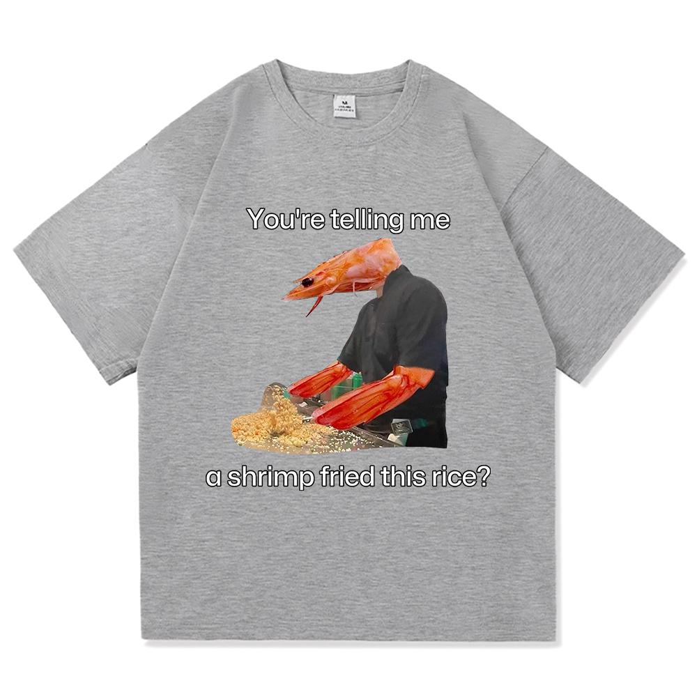 Scoliosis Funny Shrimp Meme T Shirt Hot Fashion Men Aesthetic Graphic T-Shirt Unisex Streetwear Cool Vintage Cotton Tees Shirts