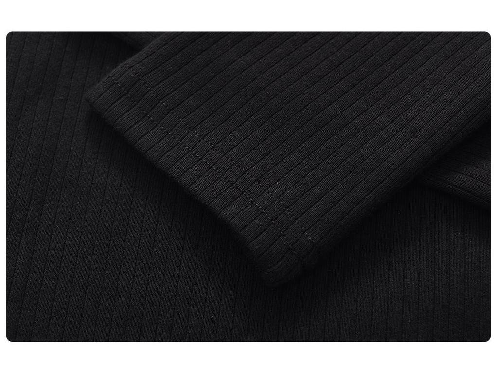 Women's Black Bodycon Inner Dress - Sexy Spring, Summer, Autumn Overcoat Base 2025