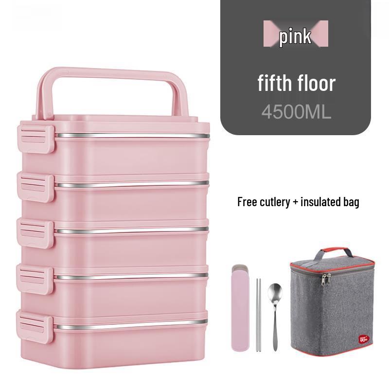 

Ru Han 304 Stainless Steel Multi-Layer Thermal Lunch Box Set