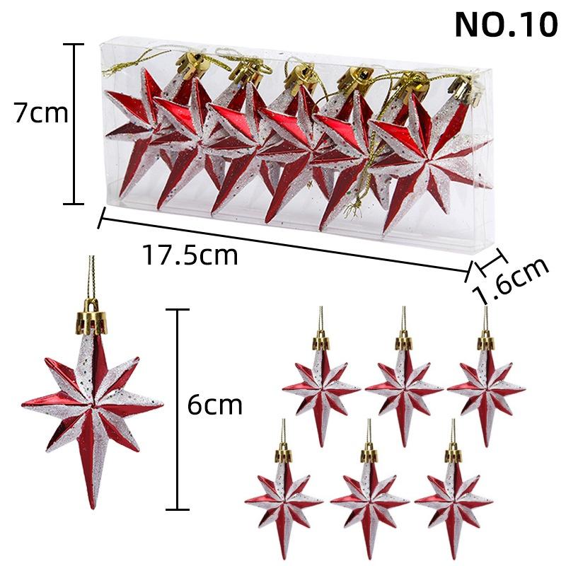 

6PCS Christmas Tree Decorations Lollipops Pine Cones Candy Canes Christmas Decoration Pendants Christmas Decorations for Home