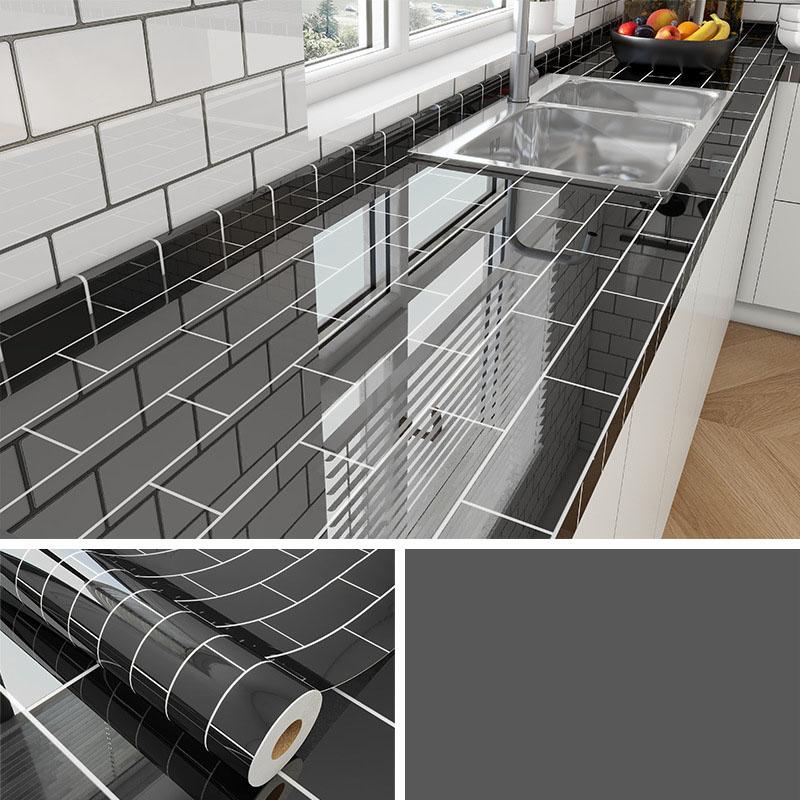 Marble Self Adhesive Film - Heat Resistant Kitchen Countertop Sticker, Waterproof Oil Proof Peel and Stick Wallpaper for Cabinet Refinishing