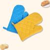 Heat-Resistant Anti-Scalding Kitchen Gloves - Thick Cotton Insulation for Baking