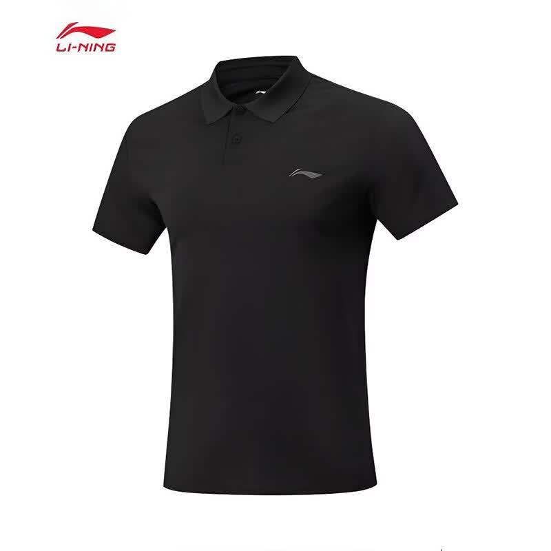 LI-NING Men's Ice-Feel Moisture-Wicking Polo Shirt