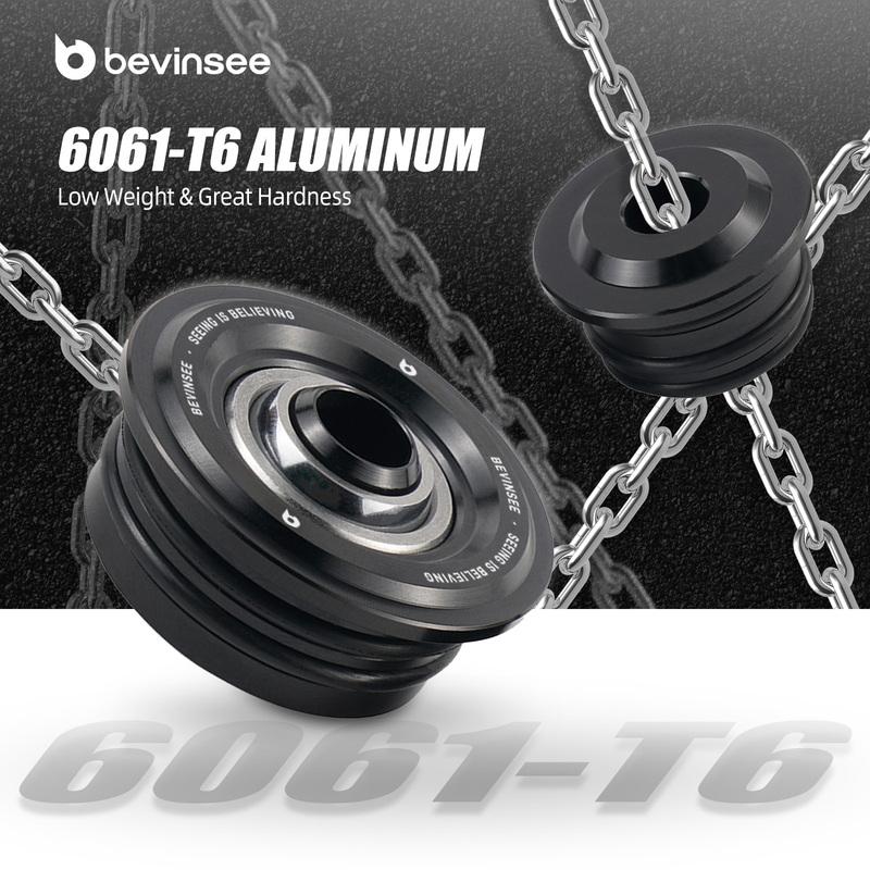 BEVINSEE Spherical Shifter Cable Bushings for Honda Accord 03-05/Civic Si 02-15, for Acura RSX 02-06/TSX 04-08
