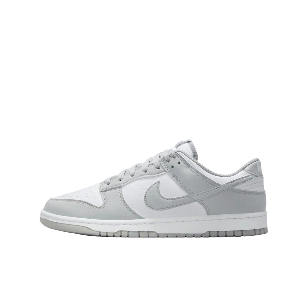 Nike Dunk Lightweight Low Top Skateboard Shoes Unisex White Silver HF5441-105(Team133-)