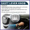 5 Speeds Manual Gear Shift Knob for Ford B-Max 12-20 Faux Leather Black