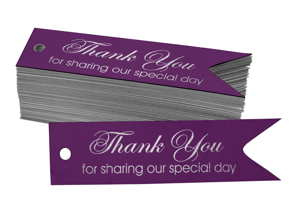 Inkdotpot Gold Foil Paper Hang Tags Thank You For Sharing Our Special Day Bridal Shower Favor Tags 100