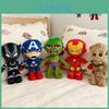 Superhero Plush Toys Featuring Spiderman Iron Man Captain America For Kids Collectible Decor