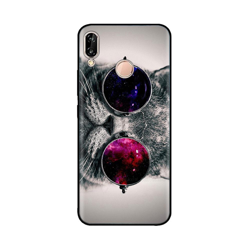 for Huawei P20 Lite Case Silicon Soft TPU Printed Phone Cover Case For Huawei P20lite P 20 Lite Bumper Case Shockproof 5.84 inch