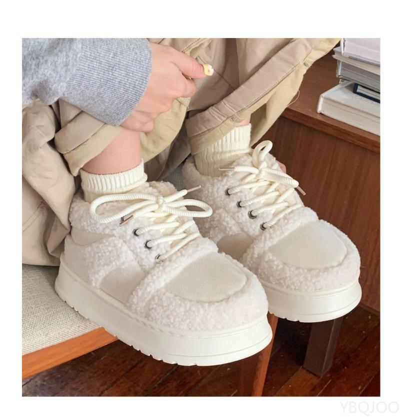 

Зимняя новая Модная универсальная хлопковая обувь Женская Удобная Теплая Нескользящая Ретро женская обувь Вельветовые цветные кроссовки 38 белый