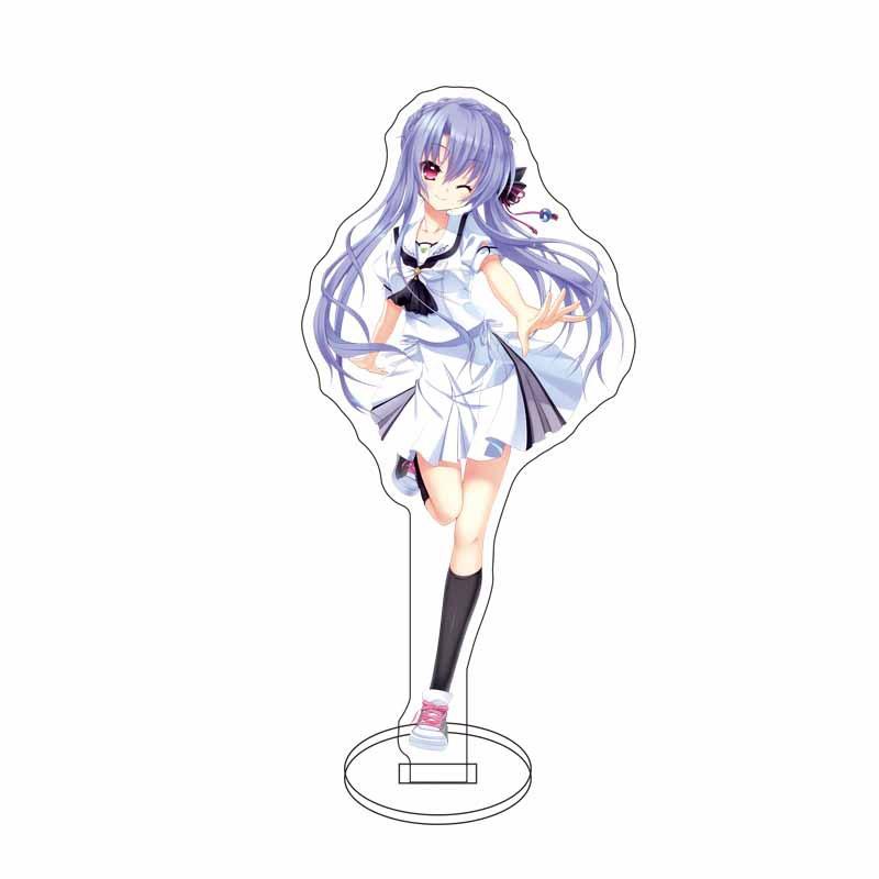 Summer Pockets Japanese Anime Peripherals Naruse Shiroha/Sorakado Ao Acrylic Stand Collectible Table Ornaments Creative Gifts