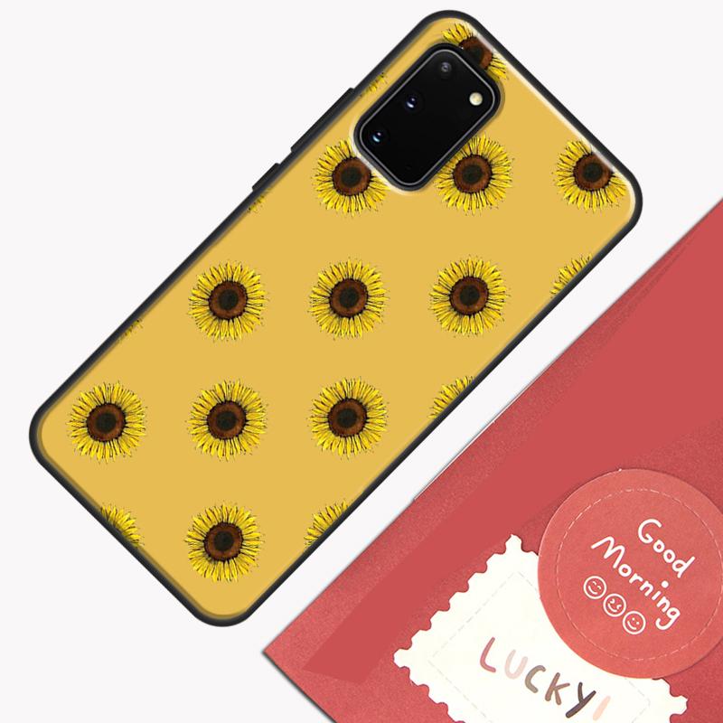 Daisy Sunflower Floral Flower Phone Case For Samsung Galaxy S23 S26 Ultra S20 S21 S22 S24 S25 Plus S10 S25 FE Cover Shell