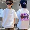 Cute Girls Hooded Sweatshirt Warm Rumi KPop Demon Hunter Cartoon Children's Wave Fashion Casual Tops Casual Black Pink Clothing