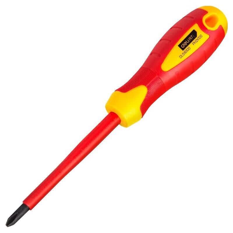 Deli Insulated Phillips Screwdriver PH2 x 100mm