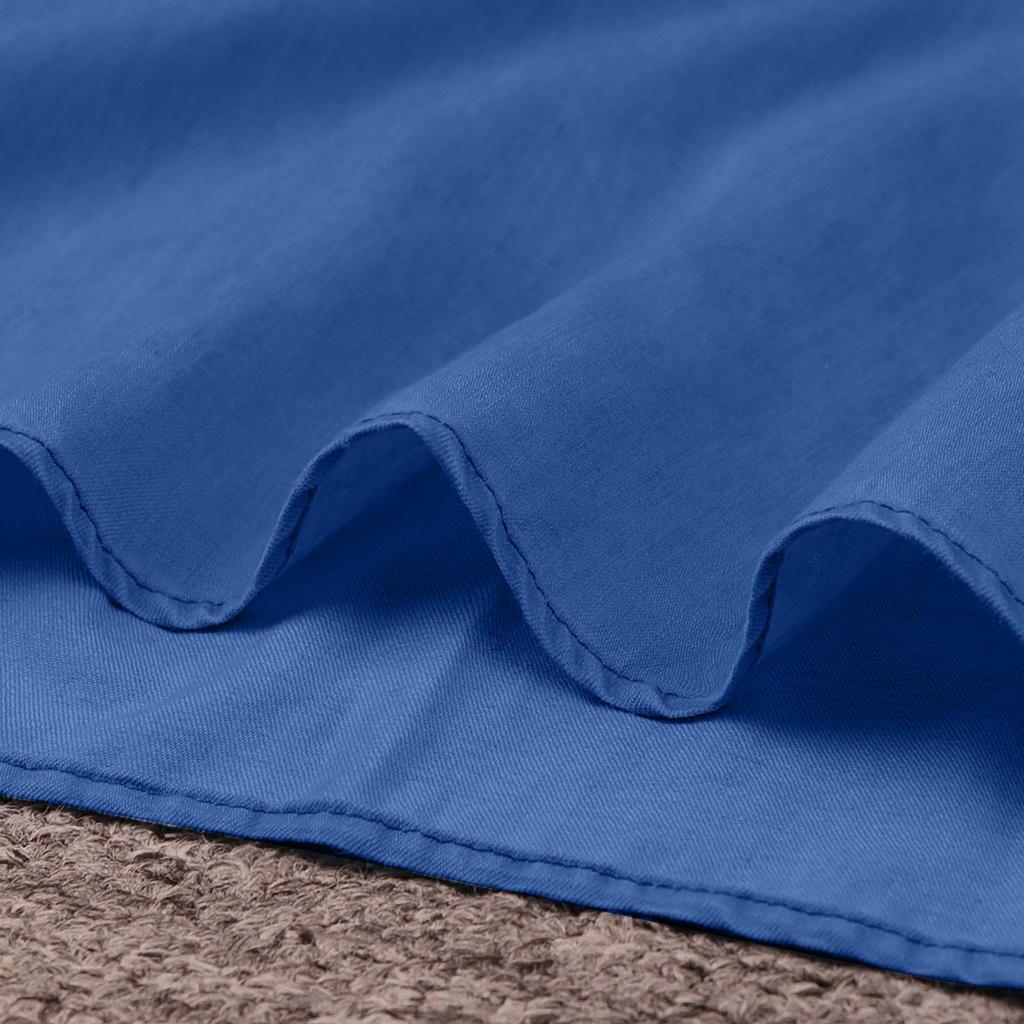 Women Casual Summer Sexy  Long-Sleeve Loose Thin Denim Dress