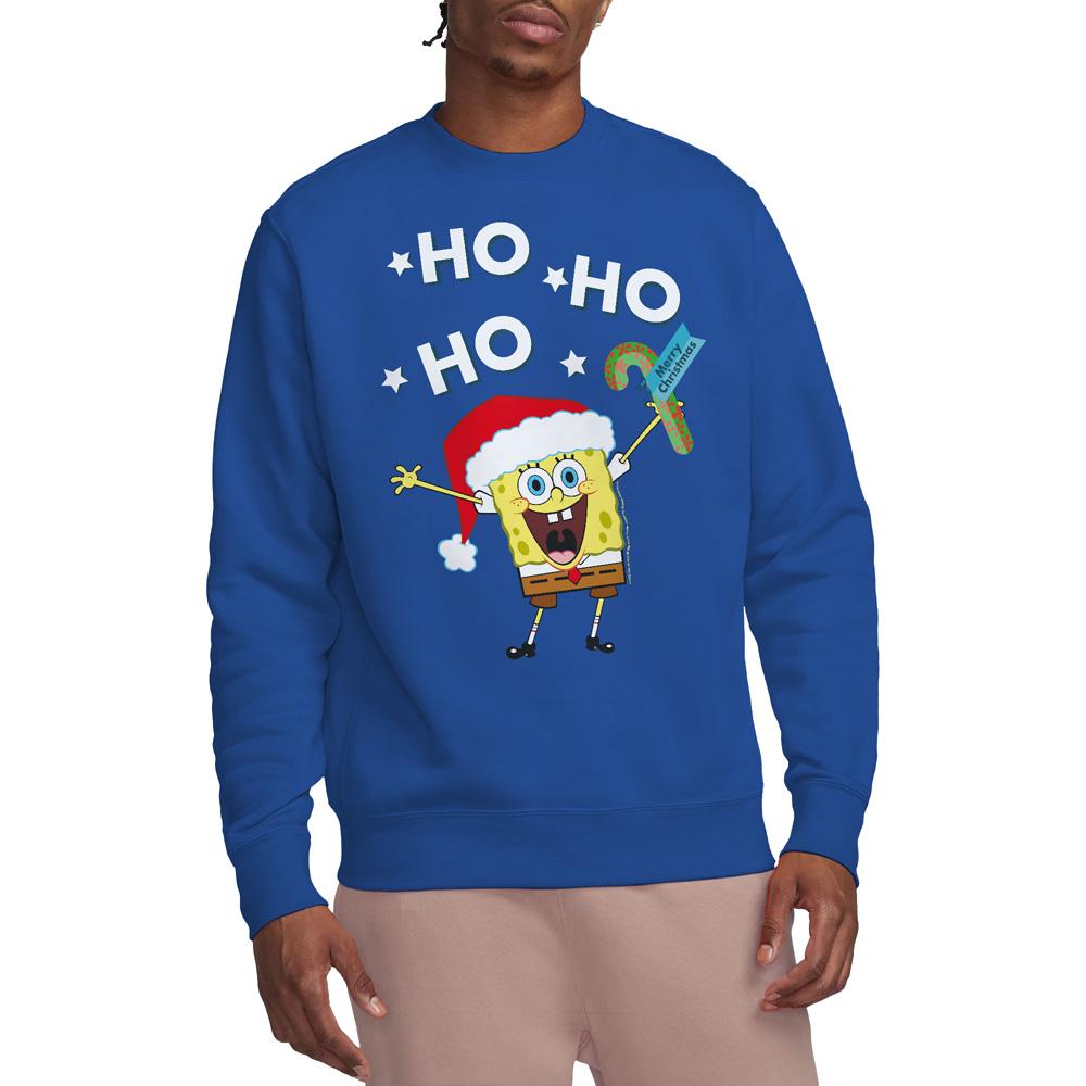 SpongeBob SquarePants Unisex Adult Ho Ho Ho Merry Christmas! Sweatshirt