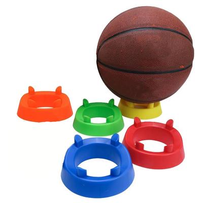 5pcs Ball Stand Basketball Soccer Ball Bracket Holder Four-Corner Rack Support Base for for Volleyball Rugby Display Stand